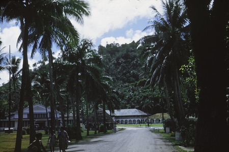 During a visit in Pago Pago the capital of American Samoa this photo was taken by a member of the Capricorn Expedition (19...