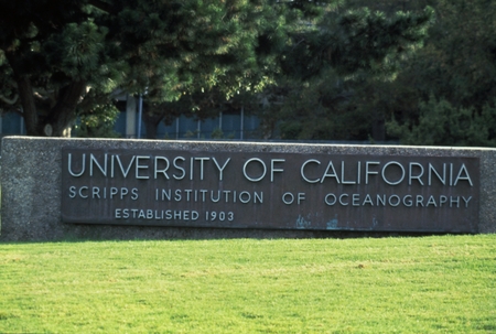 [Entrance sign Scripps Institution of Oceanography]