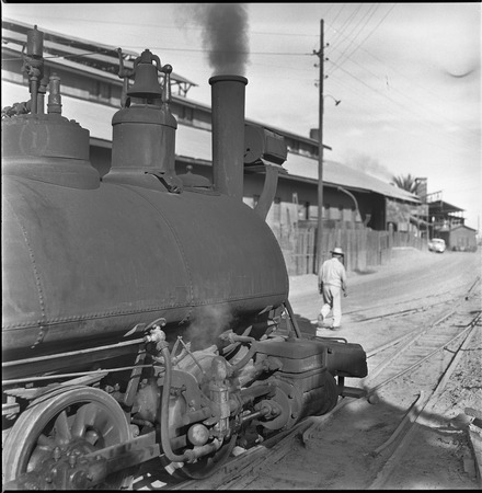 Locomotive for narrow-gauge railway at the Boleo Mining Company at Santa Rosalía
