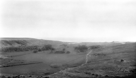 View of the Descanso Valley, facing west