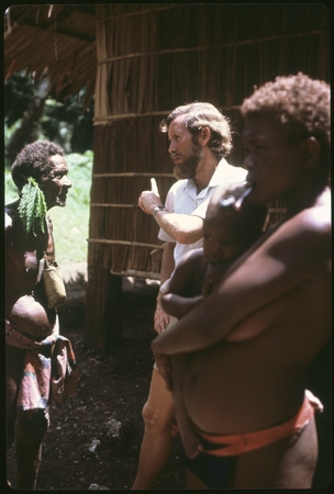 Roger Keesing with Kwaio people.