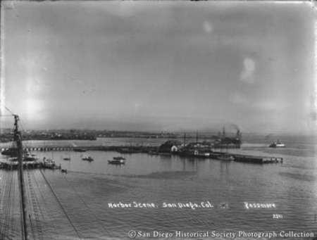Harbor scene, San Diego, [California]