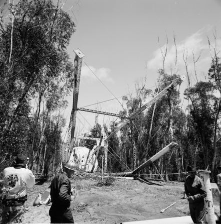 Demolition of Matthews campus water tower, UC San Diego