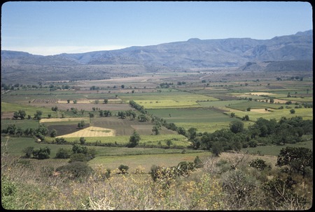 Ahuacatlán Valley, looking north from three miles from Ahuacatlán