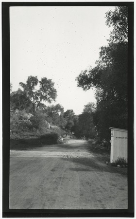 Unpaved road at Warner&#39;s Ranch