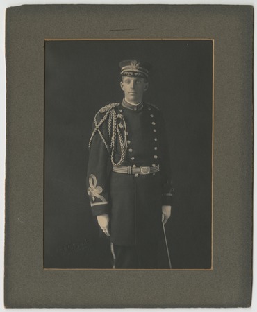 Ed Fletcher in military uniform
