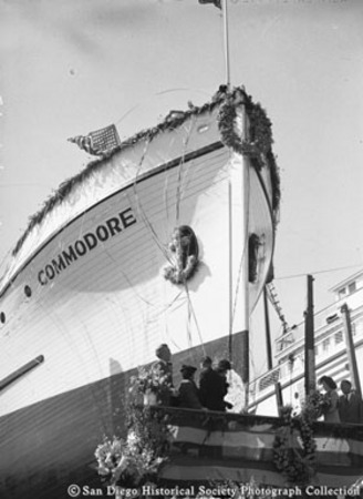 Launching of tuna boat Commodore