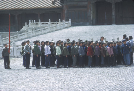 School Children at the Forbidden City