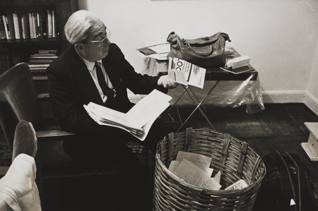 Leo Szilard in his office, New York - 1
