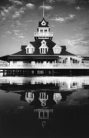 Hotel del Coronado boathouse, Coronado Island, San Diego, California