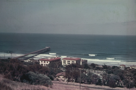 Scripps Institution of Oceanography campus and pier, 1938