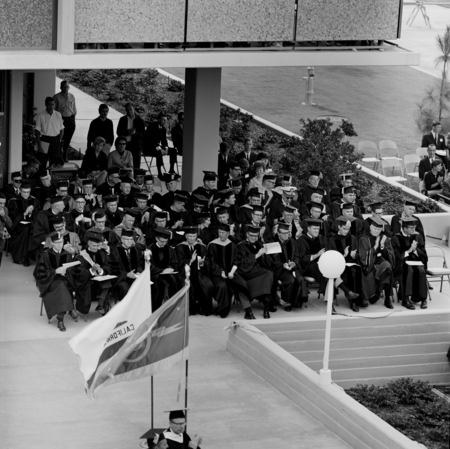 Podium at installation of John S. Galbraith as Chancellor, UC San Diego