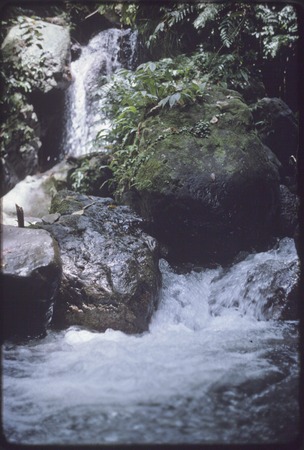 Kairiru: stream and small waterfall