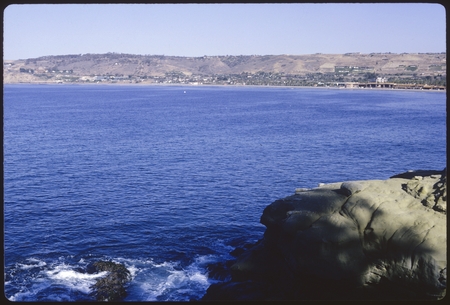 View of La Jolla Shores from La Jolla Cove, facing northeast
