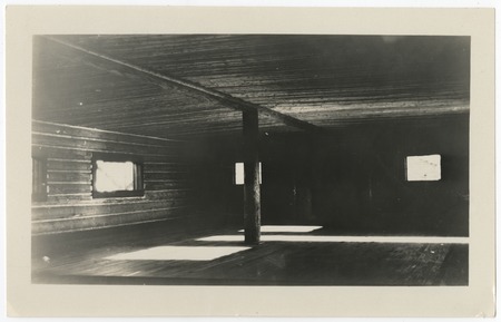 Empty cabin interior, Yellowstone National Park