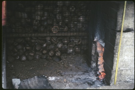 Siar Plantation, copra drying furnace