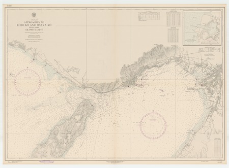 Japan : Naikai (Inland Sea) : approaches to Kobe Ko and Osaka Ko including Akashi Kaikyo