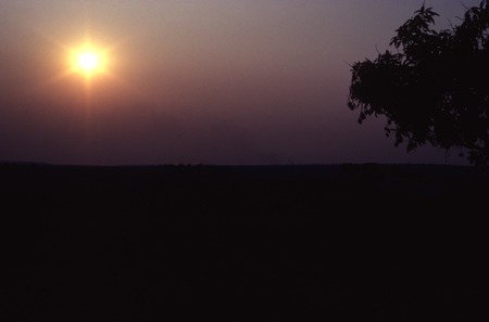 Sunset at Kaputa village