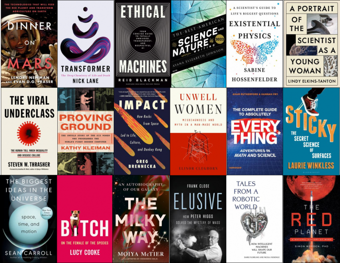 Book covers from some of our latest popular science titles