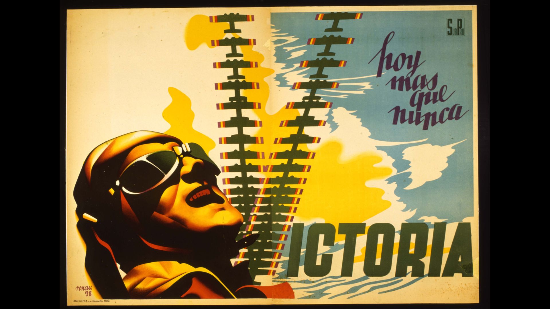 A propaganda poster from the Spanish Civil War.