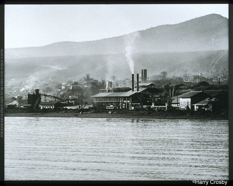 Santa Rosalía: the Boleo mill in action, 1967