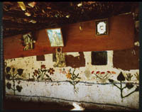 Berta's mural at Rancho de Santa Marta, 1973