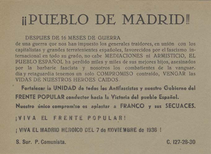 ¡Pueblo de Madrid!!