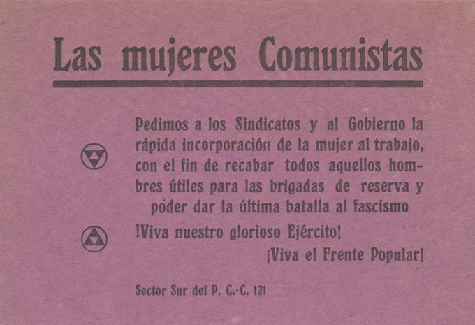 Las mujeres Comunistas