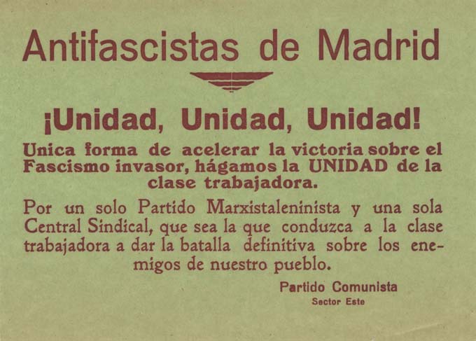 Antifascistas de Madrid