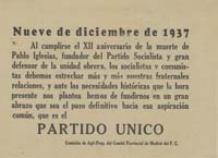 Comité Provincial de Madrid del Partido Comunista (Agit-Prop.)