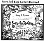 More red tape cutters honored