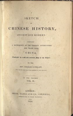 A sketch of Chinese history, ancient and modern: comprising a retrospect of the foreign intercourse and trade with China